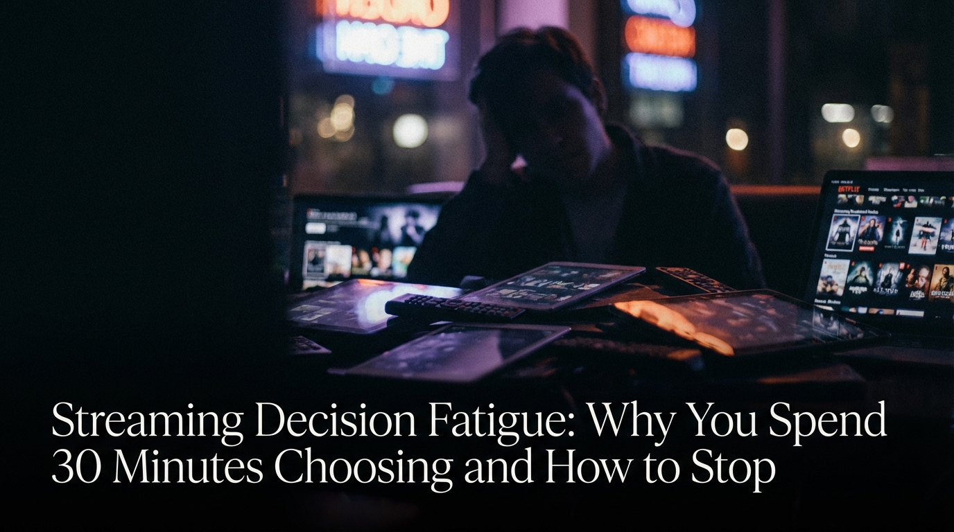 Streaming Decision Fatigue: Why You Spend 30 Minutes Choosing and How to Stop cover